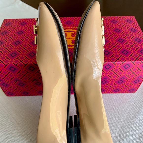 Tory Burch Raleigh Ballet Flat - Patent Nude - Picture 3 of 4